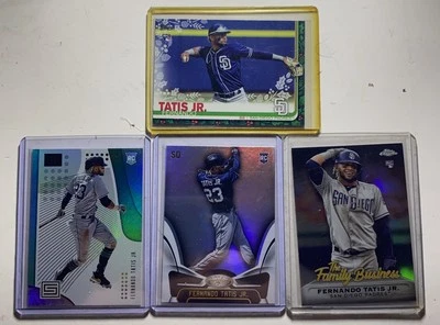 Fernando Tatis Jr Lote 4 Tarjetas de Béisbol RC Topps Vacaciones Cromo RC Foto 1 de 4