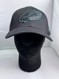 Era 39THIRTY Philadelphia Eagles Black Retro Historic L/XL Flex Stretch Hat - Bild 1 von 10
