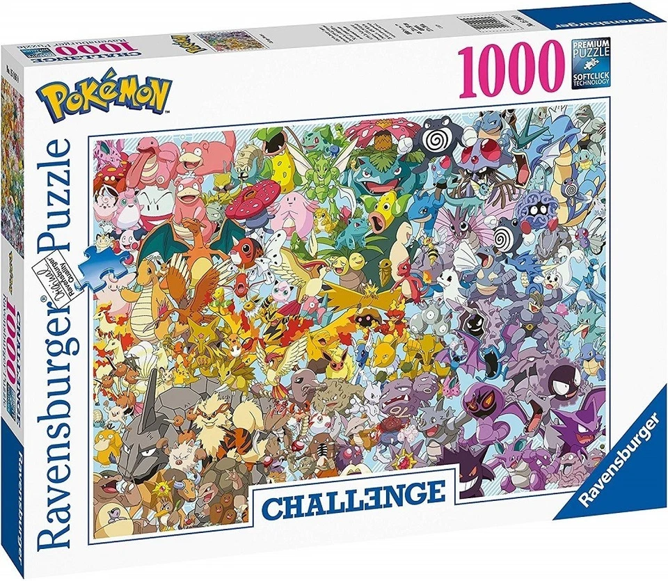 Ravensburger 1000 Piece Jigsaw Puzzle - Challenge Puzzle Pokemon - image 1 of 1