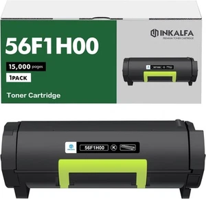 56F1H00 56F1000 Schwarz Tonerkassette 1er-Pack kompatibel Lexmark 15000 Seiten hoch - Bild 1 von 5
