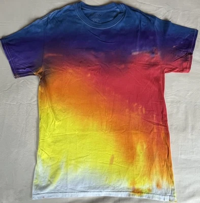 Camiseta TIE DYE Juvenil Talla M Unisex GILDAN Manga Corta Algodón Multicolor Foto 1 de 4