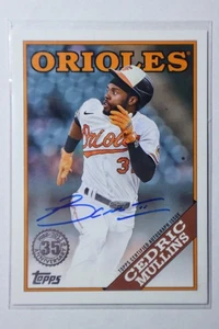 2023 Topps 1988 Topps Baseball Autographs Cedric Mullins #88BA-CM (AU) - Picture 1 of 2