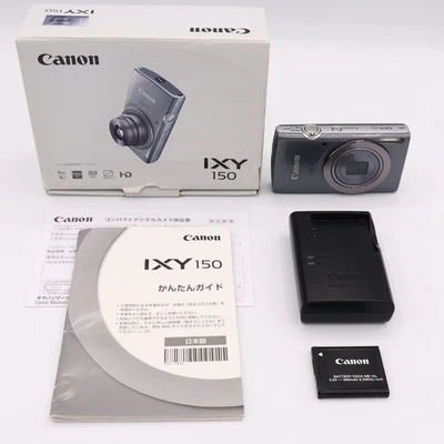 Fotocamera digitale compatta Canon IXY 150 argento usata - Immagine 1 di 4