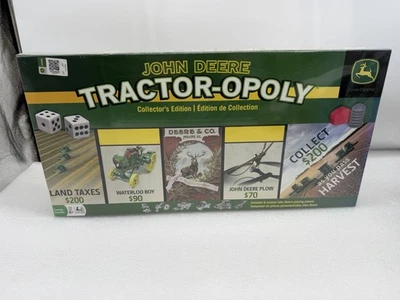 JOHN DEERE TRACTOR-POLY Monopoly Edición Coleccionista Obra Maestra 2014 ¡Nuevo! Foto 1 de 2