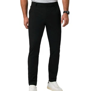 Fabletics The Don Trouser Pants Mens Size 31x32 (Fits 31x31) Slim Fit Black - Picture 1 of 6