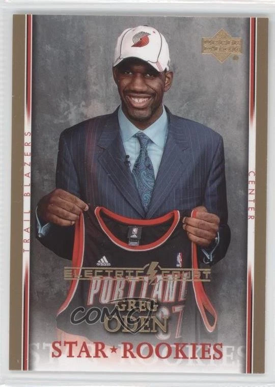2007-08 Upper Deck Star Rookies Electric Court Greg Oden #233 Rookie RC - Image 1 of 2
