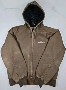 Swingster resistente abbigliamento da lavoro resistente giacca tela con cappuccio uomo L cappotto stile Carhartt - Foto 1 di 16