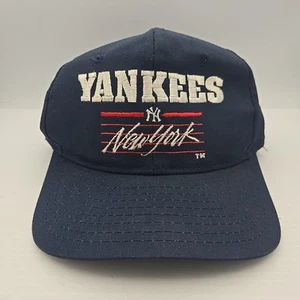 New York Yankees GrossCap Snapback Hat Cap MLB Navy Blue Signature Embroidered - Picture 1 of 3