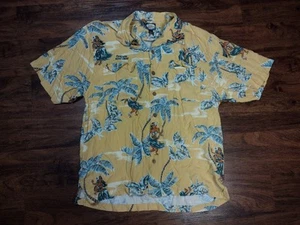 Vintage Tommy Bahama Palmen Hula Mädchen Operyland Hawaiihemd Herren Large - Bild 1 von 11