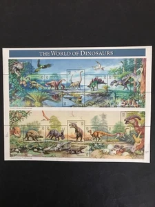 USA 1996 "World of Dinosaurs" Stamp MS Issue UM. - Picture 1 of 2