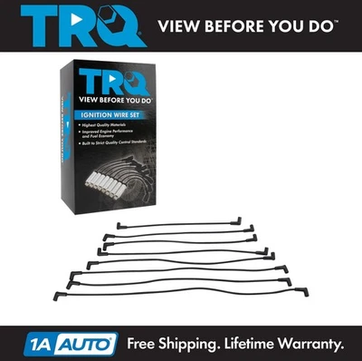 Juego de cables de bujía TRQ para Chevrolet Corvette 1990-1995 Foto 1 de 4