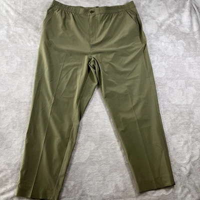 Женские штаны для бега с высокой посадкой Banana Republic размер XL зеленые эластичные легкие как воздушные - Изображение 1 из 4