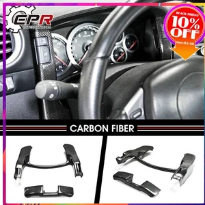 Carbon Fiber Center Gauge Bezel Cover Set (LHD) Trim 2pcs For Nissan R35 GTR - Imagen 1 de 7