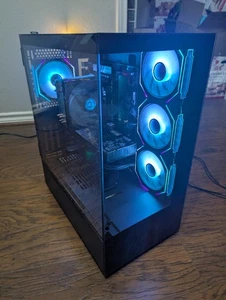 Custom Gaming Desktop PC RGB i7 16gb 256gb SSD+1TB HDD GTX 1660 Ti Win 11 Wifi - Picture 1 of 6