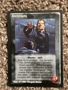 Dominate 1994 Vampire Eternal Stuggle Jyhad # 1st Edition - Picture 1 of 2