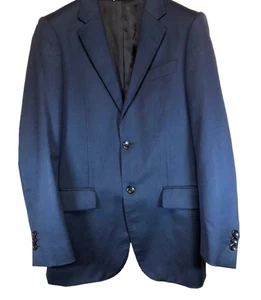 GUCCI Chaqueta Sastre Talla 44 Lana Azul Marino Hecho en Italia 1120 - Imagen 1 de 9