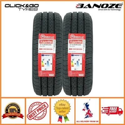 2 X 215/65R16C BANOZE X-LOADER 109/107 T-M+S TYRES-215 65 16 - Image 1 of 4