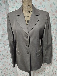 TAHARI, DAMEN BRAUN POLY 2-TEILIG HOSE POLY BL GEFÜTTERT SCHLAGBEIN ANZUG, GRÖSSE 10 - Bild 1 von 15