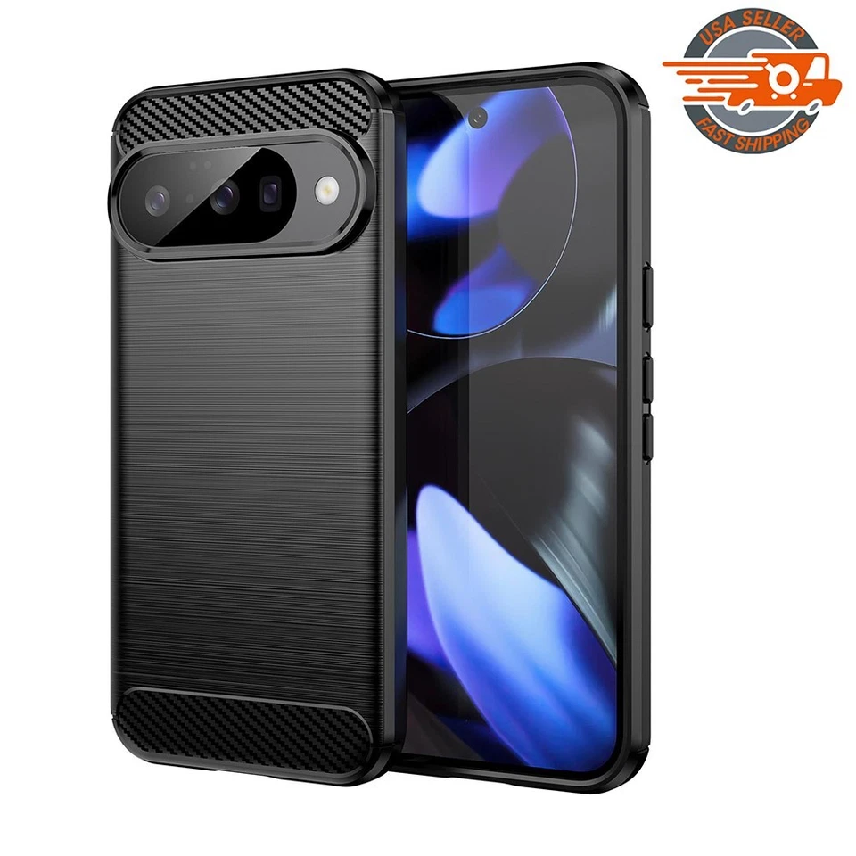 For Google Pixel 10/Pixel 10 Pro/Pixel 10 Pro XL Carbon Fiber Texture Case - Image 1 of 1
