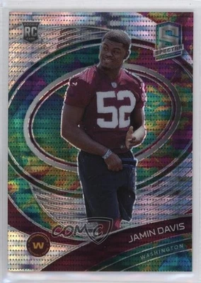 2021 Panini Spectra Rookie Celestial Prizm /99 Jamin Davis #188 Rookie RC - Image 1 of 2