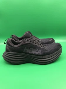 Scarpe da corsa HOKA ONE ONE uomo Bondi 8 tutte nere taglia 10D - Foto 1 di 13