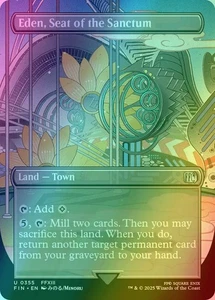 Eden, Seat Of The Sanctum - 355 - Magic: Final Fantasy MTG - Borderless - FOIL - Bild 1 von 1