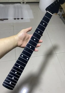 black gloss Stainless steel 22fret maple electric guitar neck for start body - Picture 1 of 7