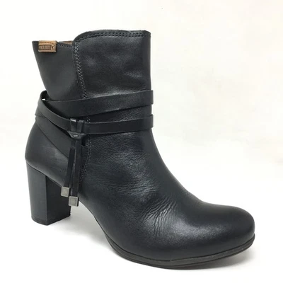 Pikolinos Verona Ankle Boots Booties Shoes Womens Size 7.5-8 US 38 EU Black - Image 1 of 4