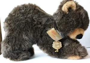 Hermann Teddy Bear on All Fours Fuzzy Humped Back Brown Bear Teddy Bear Unusual - Picture 1 of 1