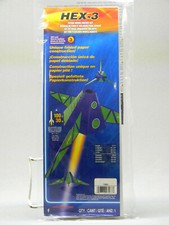 ESTES HEX-3 MODEL ROCKET KIT flight purple green body space skill 3 EST7263 NEW
