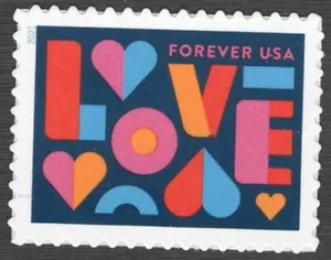 USA. 5543. (Für immer). Liebesbriefmarken. Neuwertig mit 2021 - Bild 1 von 1