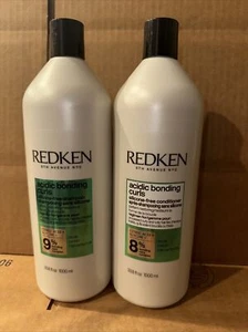 Redken Acidic Bonding Curls Silicone-Free Shampoo & Conditioner 33.8oz SEALED!! - Picture 1 of 7
