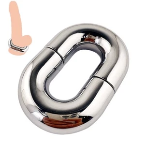 Magnetic Male Ball Stretcher Weight 304 Stainless Steel Enhancer Stretcher Ball - Picture 1 of 14