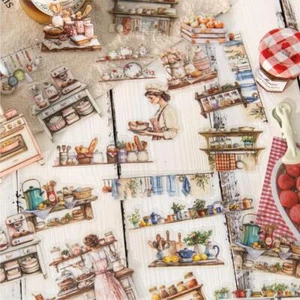 40Pcs Home Life Themed Stickers Scrapbooking Journal Planner Decorative Decals - Picture 1 of 13