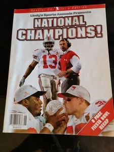 LINDY'S SPORTS NATIONAL CHAMPIONS PROGRAM OHIO STATE 2002 COLLECTOR'S EDITION - Picture 1 of 2