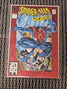 Spider-Man 2099 #1 Red Foil Marvel 1992 Key Origin NM High Grade Leonardi - Bild 1 von 1