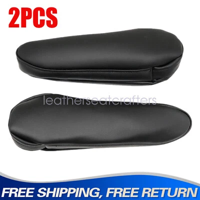 Front Arm Rest Cover Leather Synthetic For Toyota Sienna 2011-2016 2017 Black - Изображение 1 из 4