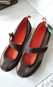 Neu Lands End Damenschuhe Everyday Mary Jane Trekker Größe 7 Spice Brown " - Bild 1 von 17