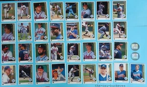 1989 Upper Deck Atlanta Braves Team Set 33 Cards Combine Shipping John Smoltz RC - Picture 1 of 1