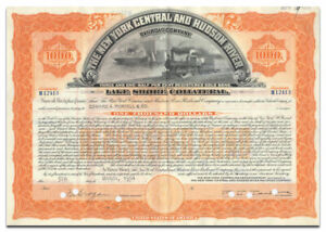 New York Central & Hudson River Railroad Co. Bond (Lake Shore Collateral)