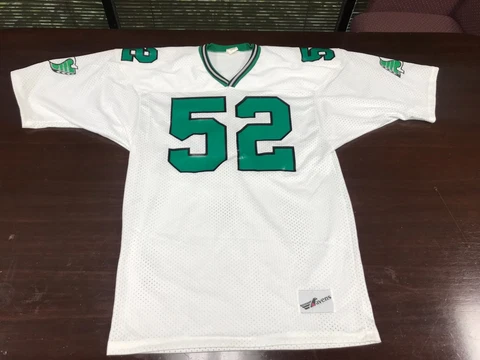 Rare Saskatchewan Roughriders #52 Ken Rose Team Game Issued Jersey 1983/84 XXL Cover