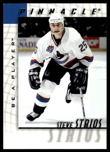 1997 Pinnacle Be a Player Steve Staios #161 Vancouver Canucks 23A - Picture 1 of 2