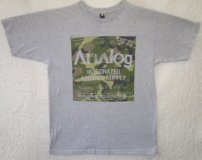 Camiseta Analog AG Integrated Apparel Supply Estampado Camuflaje Gris Medio Patín Nieve Foto 1 de 4