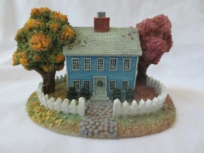 VELA YANKEE "NUESTRA AMÉRICA" AZUL CASA COLONIAL EDIFICIO PUEBLO Foto 1 de 4