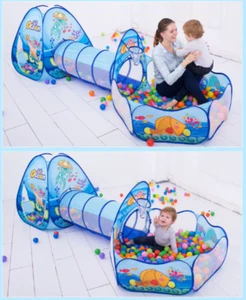 Children Ball Pool Baby Balloon Playpen Portable Kids Tent Ball Pit Crawling - Picture 1 of 13