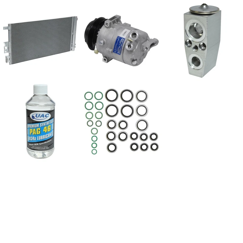 Kit de compresor de aire acondicionado UAC para Chevrolet Malibu 2004-2006 2,2 L L4 DOHC Foto 1 de 1