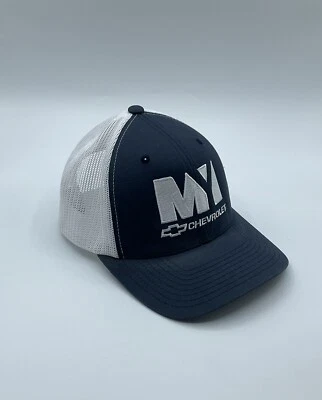 Sombrero de malla My Chevrolet Trucker azul oscuro blanco The Classics Snapback Foto 1 de 4