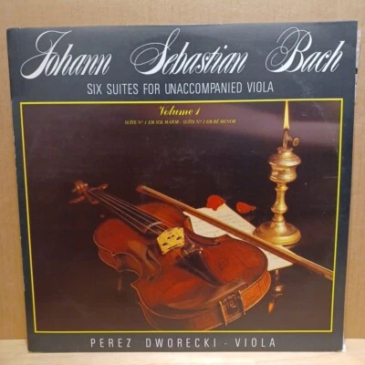 PEREZ DWORECKI (VIOLA): J.S. BACH Six Suites 3 LPs only VG++ - Image 1 of 4
