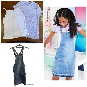 Justice 3 piece set jumper tank and blouse size 14 Bundle Fall Back To School - Picture 1 of 14
