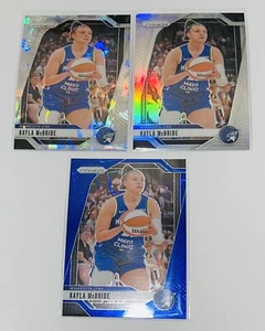 Kayla McBride Panini Prizm 3 Card Lot - Silver Ice Blue Velocity- WNBA Lynx - Picture 1 of 7